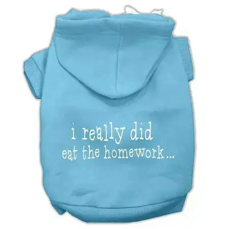 I-Really-Did-Eat-The-Homework-Screen-Print-Pet-Hoodies-Baby-Blue-Size-Xxxl-GreatEagleInc-319848882