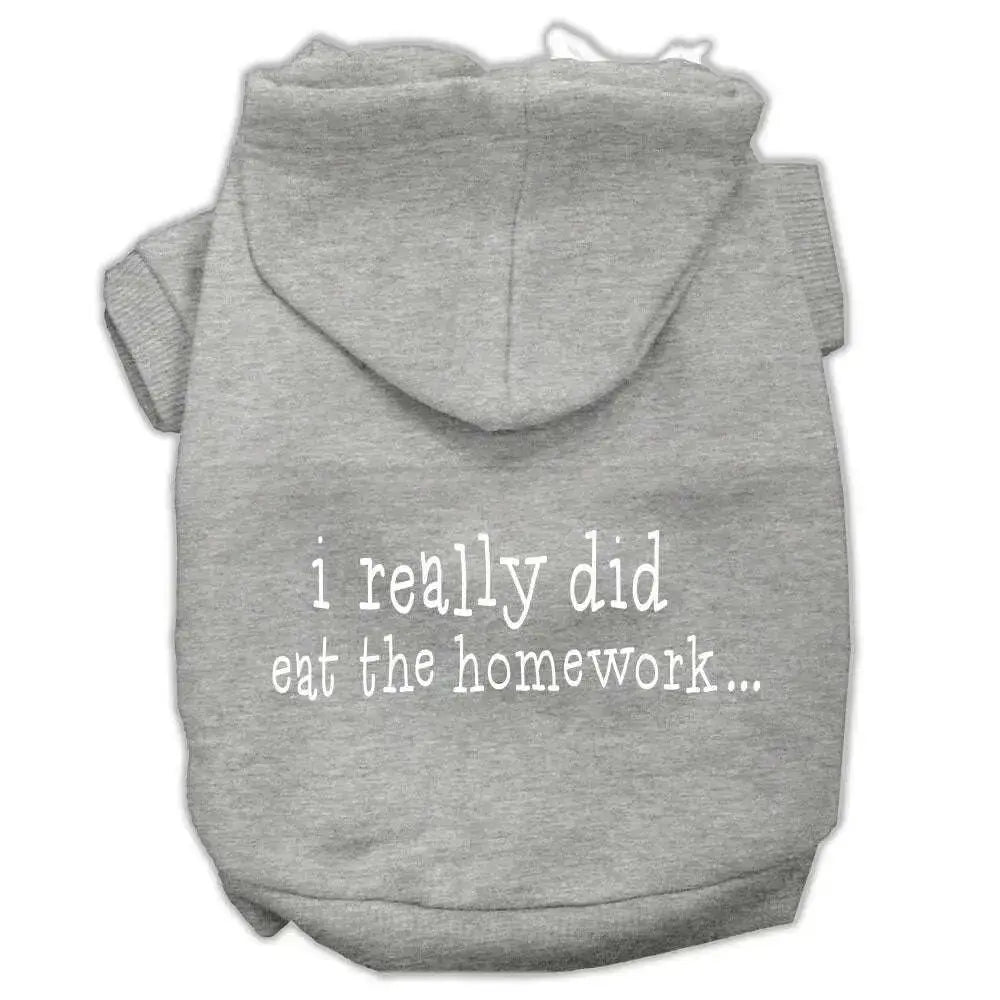 I-Really-Did-Eat-The-Homework-Screen-Print-Pet-Hoodies-Grey-Size-Xxxl-GreatEagleInc-319848341