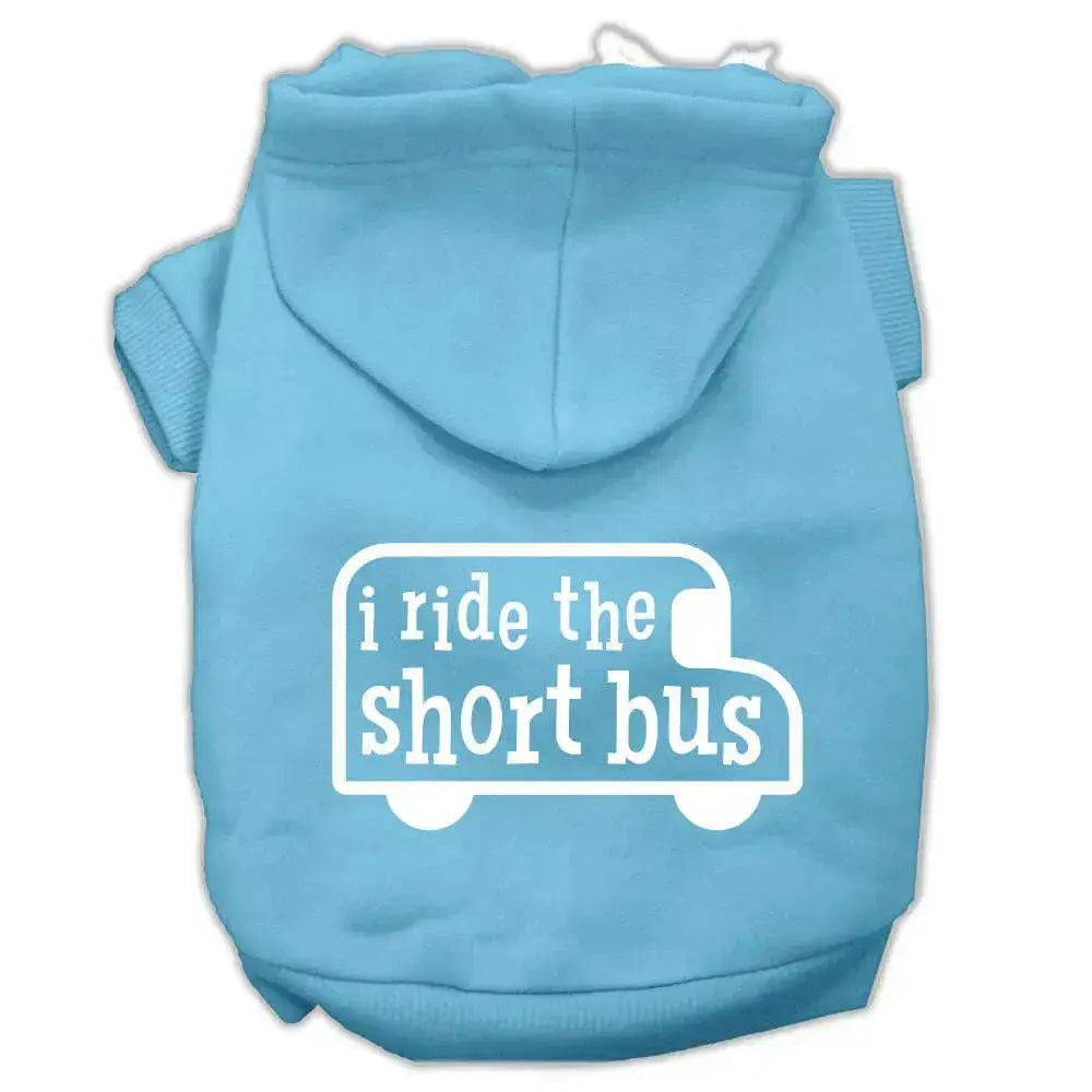 I-Ride-The-Short-Bus-Screen-Print-Pet-Hoodies-Baby-Blue-Size-Xs-GreatEagleInc-319844836