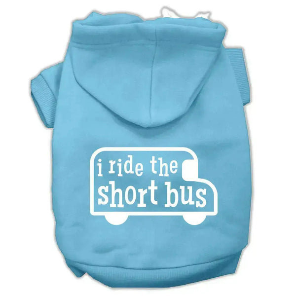 I-Ride-The-Short-Bus-Screen-Print-Pet-Hoodies-Baby-Blue-Size-Xs-GreatEagleInc-319844836
