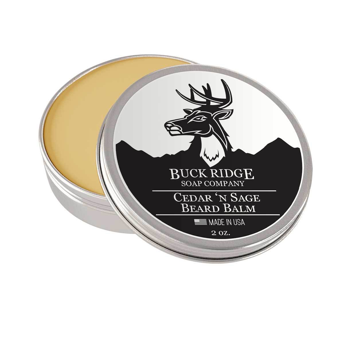Cedar & Sage Beard Balm Buck Ridge Soap Company