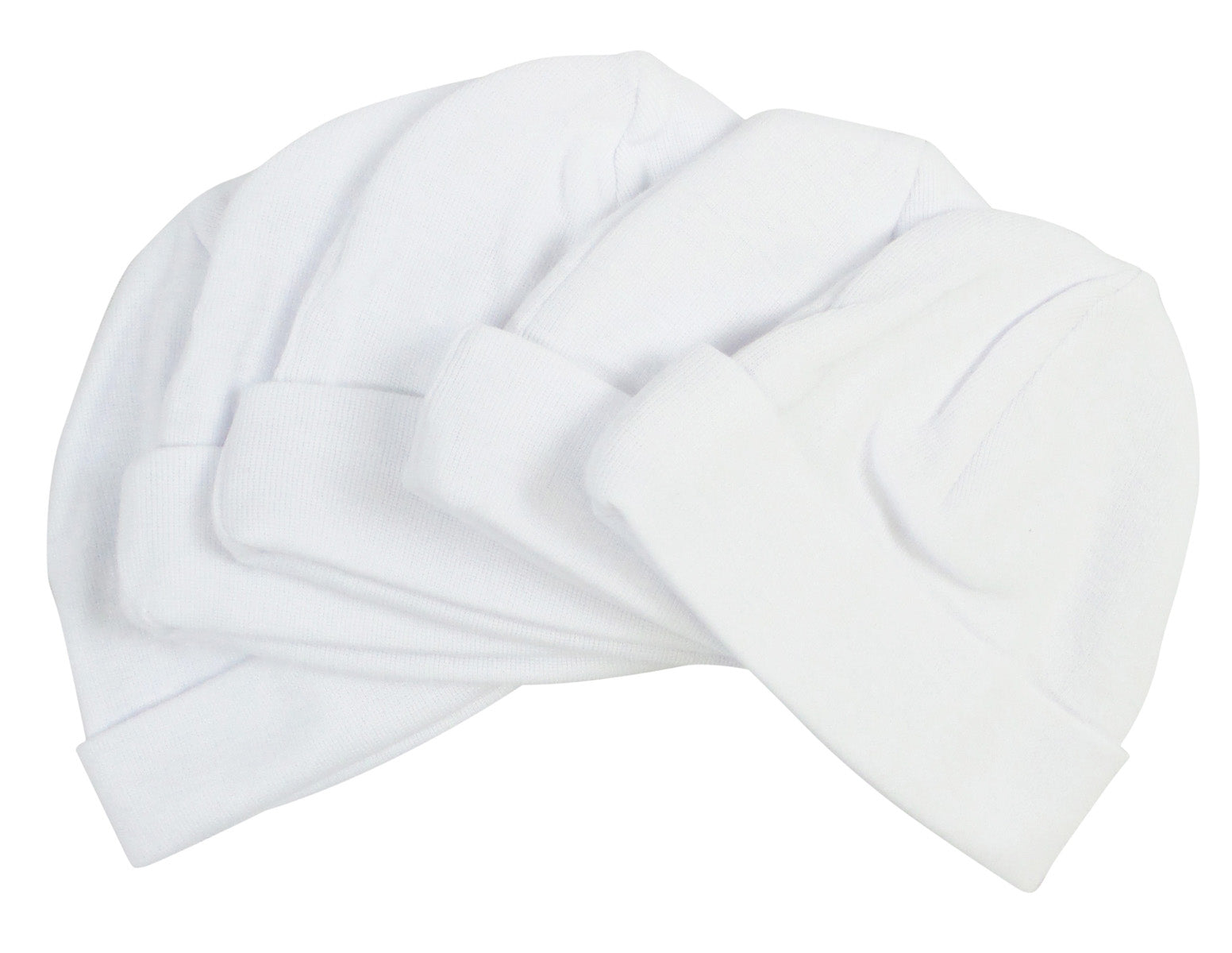 White Baby Cap (pack Of 5) GreatEagleInc