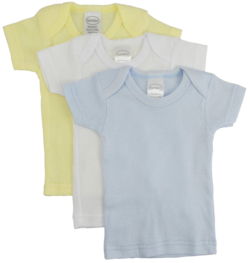Boys Pastel Variety Short Sleeve Lap T-shirts - 3 Pack GreatEagleInc