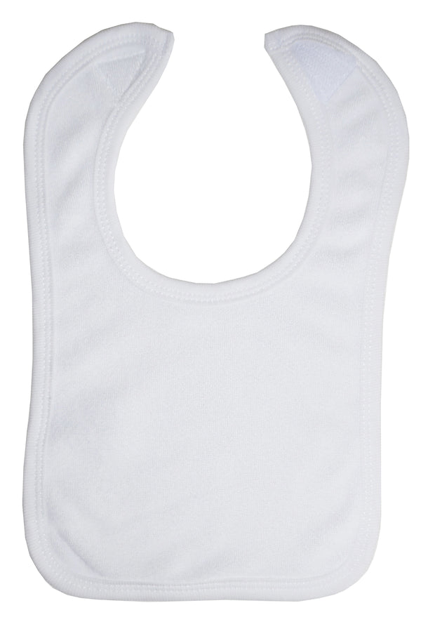 White Terry Bib With White Trim GreatEagleInc