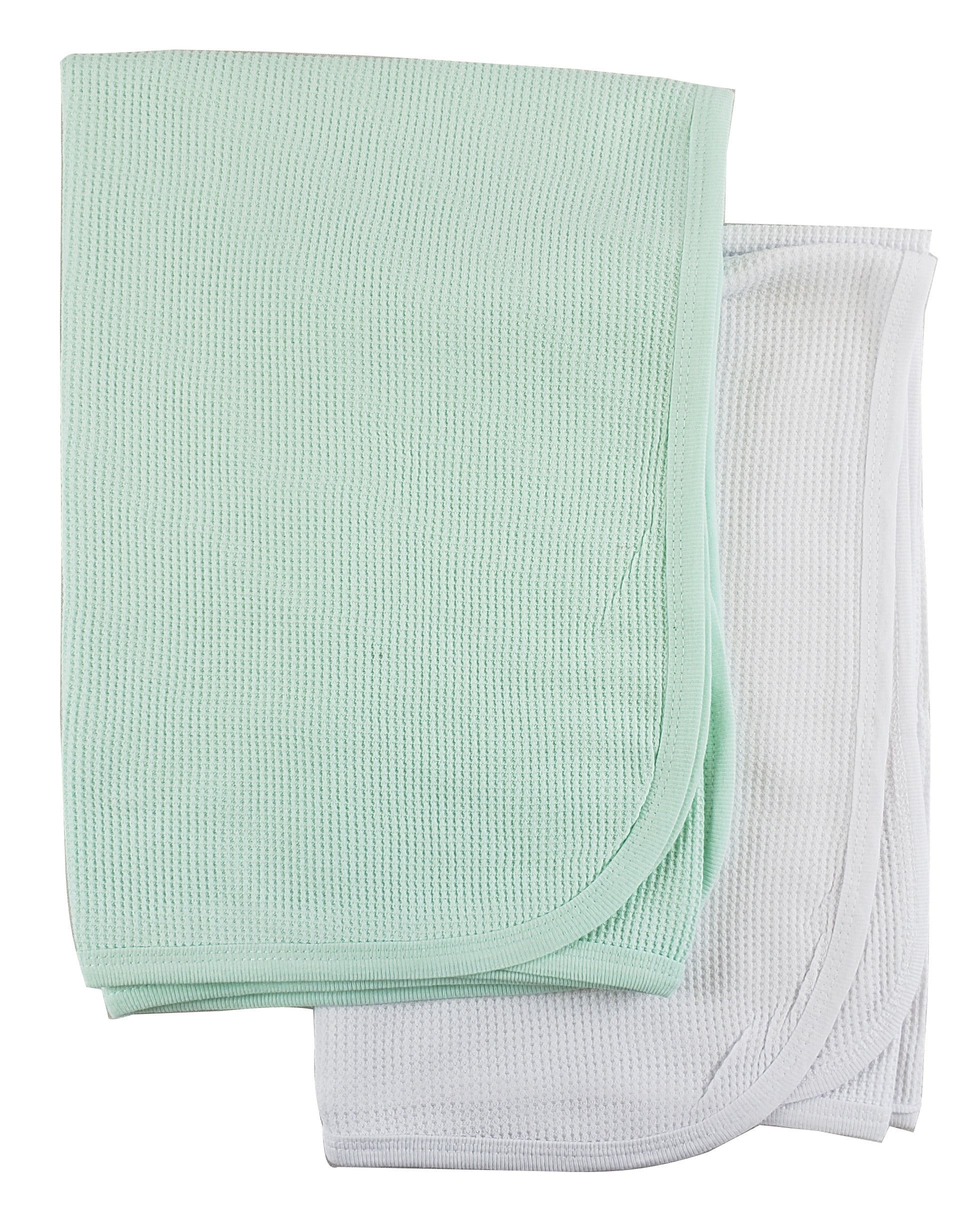 White And Mint Thermal Blankets GreatEagleInc