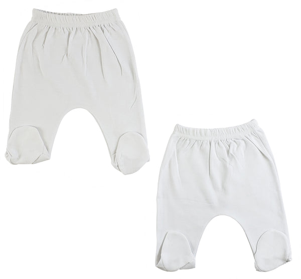 White Closed Toe Pants - 2 Pack GreatEagleInc