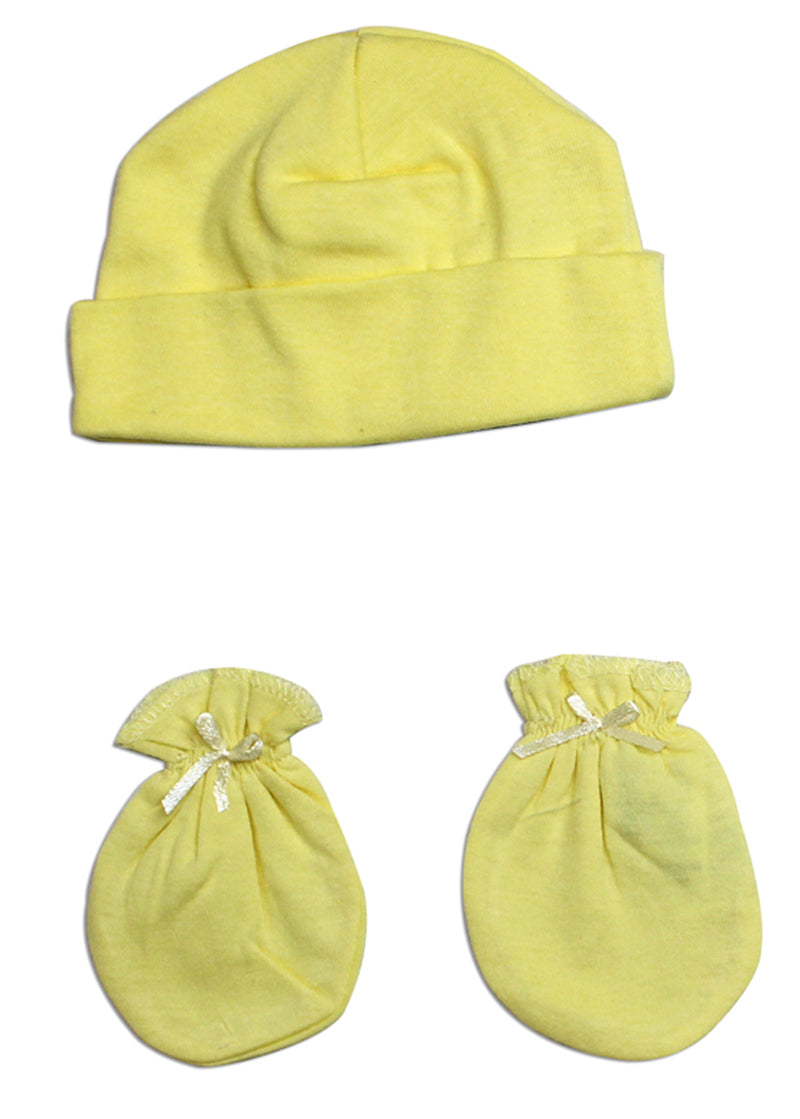 Neutral Baby Cap And Mittens 2 Piece Set GreatEagleInc