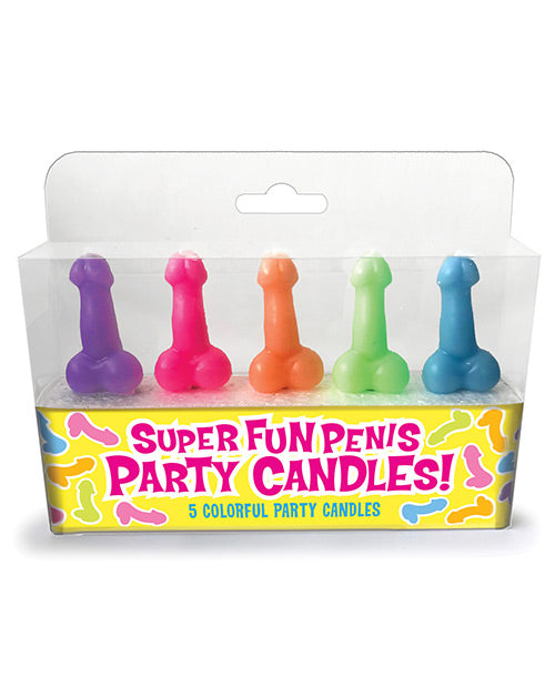 Super Fun Party Candles  - Set Of 5 Little Genie Productions LLC