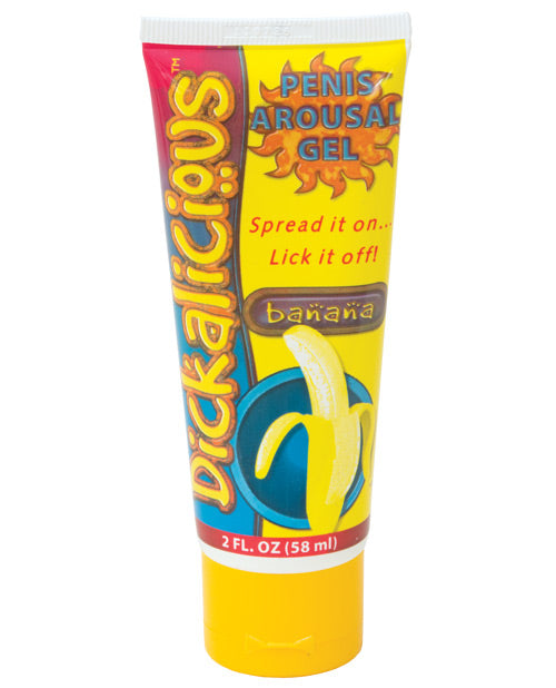 Dickalicious Penis Arousal Gel 2 Oz - Banana Hott Products