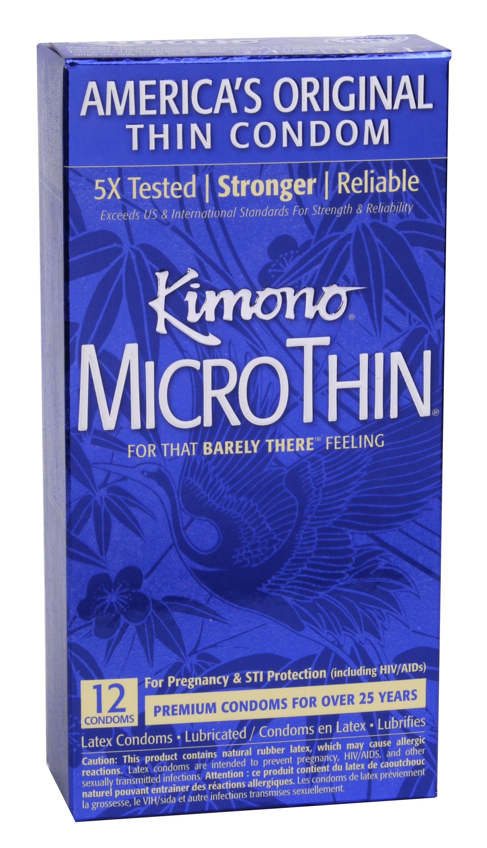 Kimono Microthin Ultrathin 12pk Paradise Products