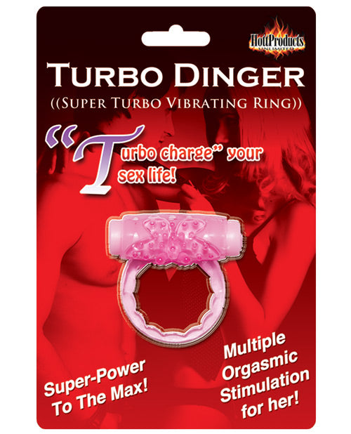 Humm Dinger Turbo Vibrating Cockring - Purple Hott Products