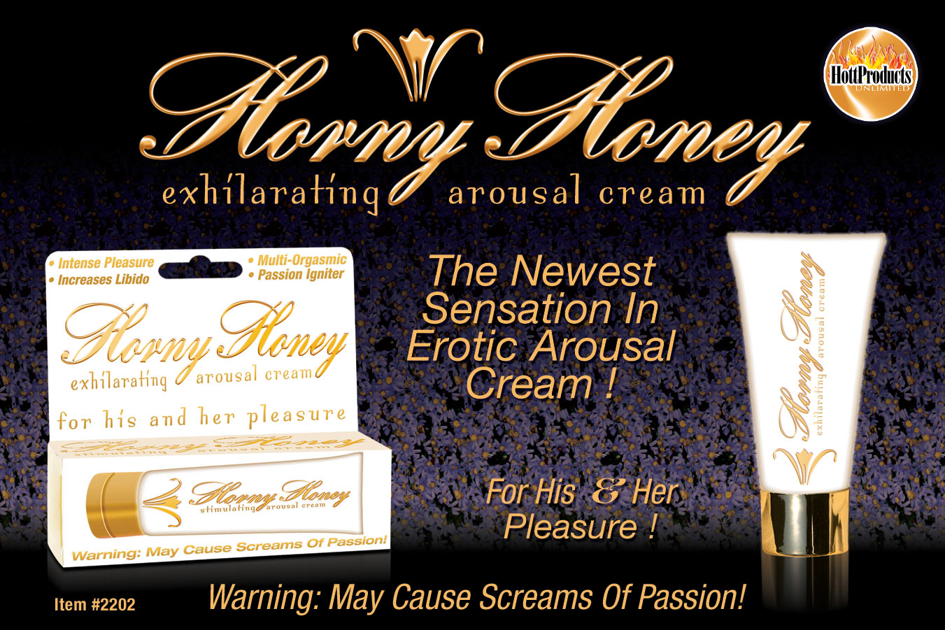 Horny Honey Stimulating Arousal Cream HOTT Products