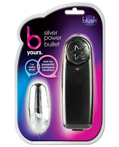 Blush B Yours Silver Power Bullet Blush Novelties