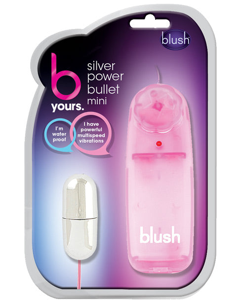 Blush B Yours Silver Bullet Mini - Pink Controller Blush Novelties