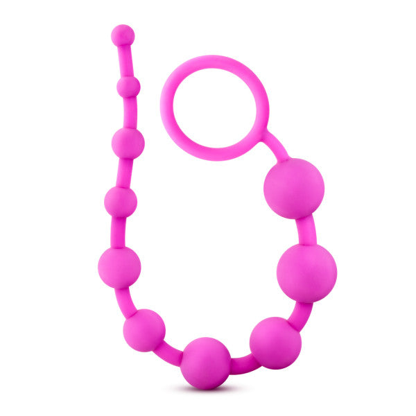 Luxe Silicone 10 Beads Blush Novelties