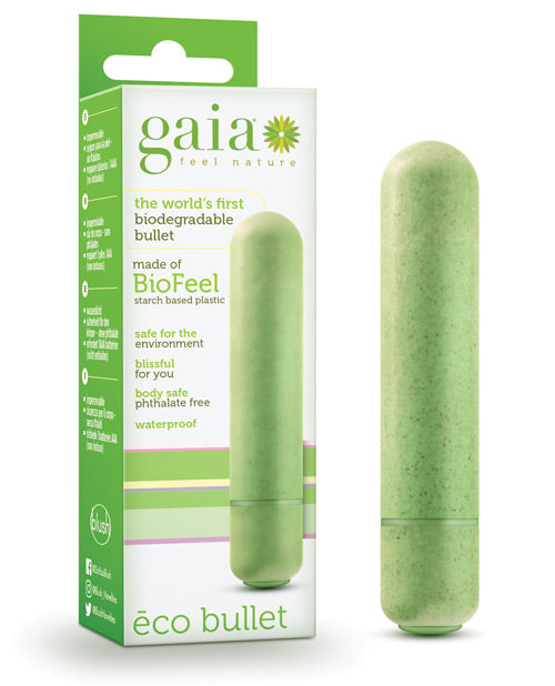 Blush Gaia Eco Bullet - Green Blush Novelties