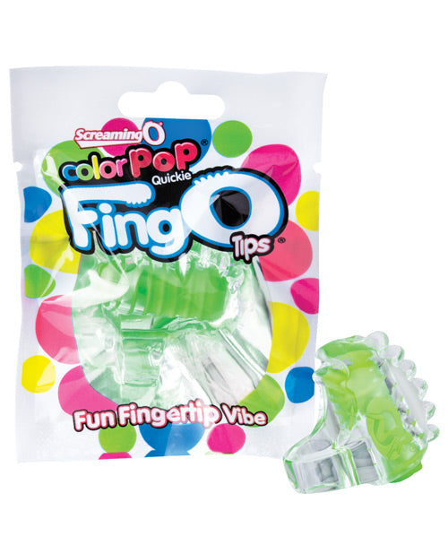 Screaming O Color Pop Fingo Tip - Pink Green