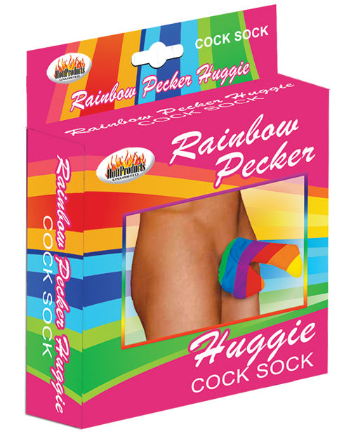 Rainbow Pecker Huggie Socke