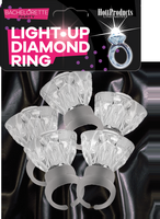 (wd)light Up Diamond Ring 5pk Default Title