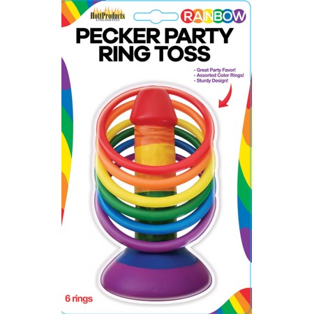 Rainbow Pecker Party Ring Toss Default Title