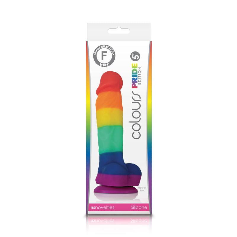 Colours Pride Edition 5 Dildo Rainbow " NS Novelties