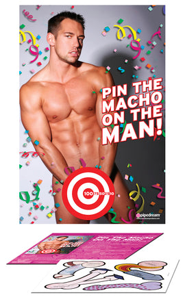 Bachelorette Pin The Macho On The Man[ea] Pipedream Products