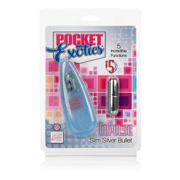 Pocket Exotic Impulse Pocket Pack Slim Silver Bullet California Exotic Novelties