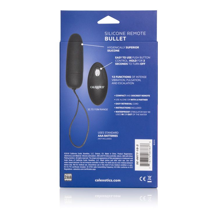Silicone Remote Bullet California Exotic Novelties