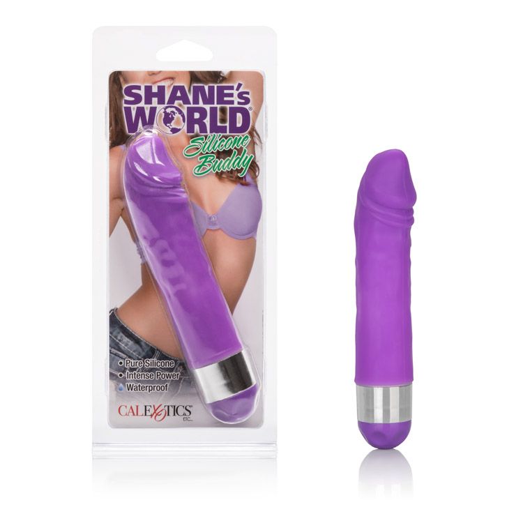 Shanes World Silicone Buddy Purple Vibrator California Exotic Novelties