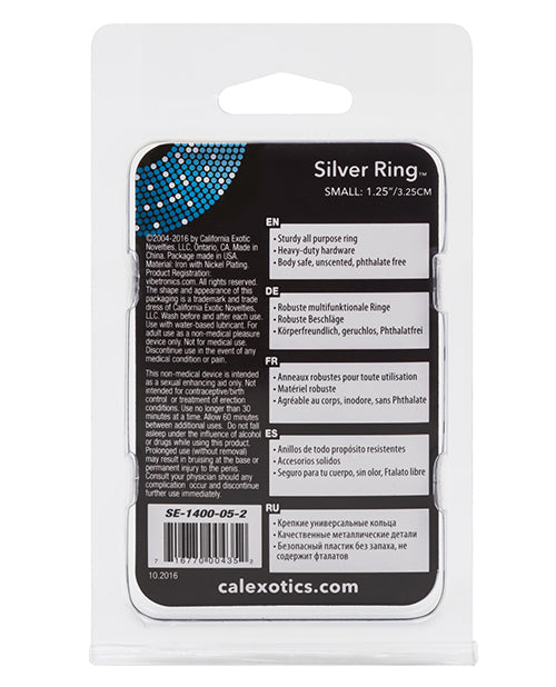 Silver Ring - Medium California Exotic Novelties