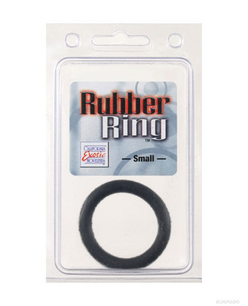 Black Rubber Ring - Large California Exotic Novelties