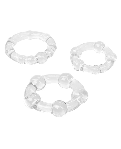 Silicone Island Rings - Clear California Exotic Novelties