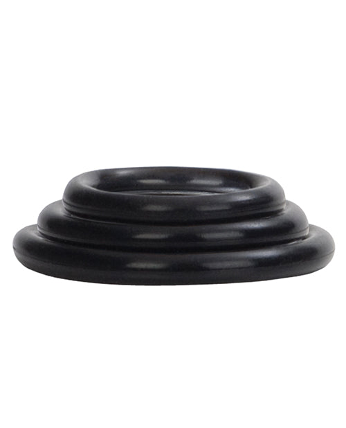 Silicone Support Rings - Black California Exotic Novelties