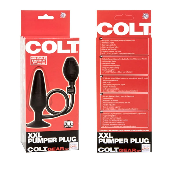 Colt Xxl Pumper Plug Black California Exotic Novelties