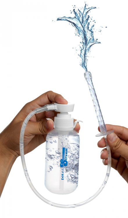 Cleanstream Pump Action Enema Bottle W- Nozzle 300ml XR Brands