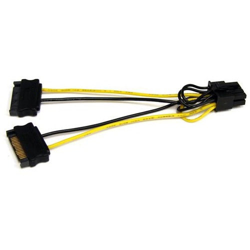 StarTech.com 6in SATA Power to 8 Pin PCI Express Video Card Power Cable Adapter Default Title