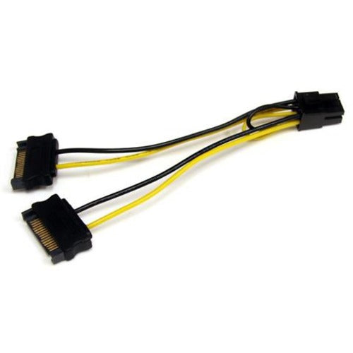 StarTech.com 6in SATA Power to 6 Pin PCI Express Video Card Power Cable Adapter StarTech.com