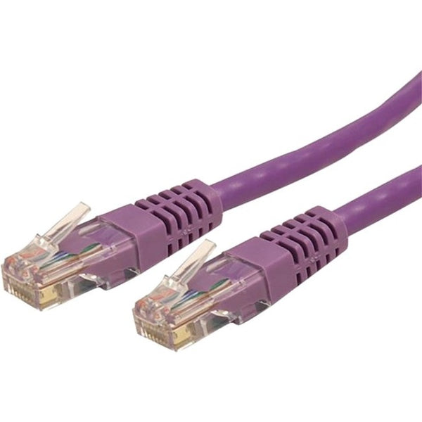 StarTech.com 6 ft Cat 6 Purple Molded RJ45 UTP Gigabit Cat6 Patch Cable - 6ft Patch Cord Default Title