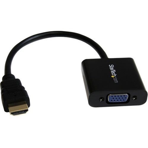 StarTech.com HDMI to VGA Adapter - 1080p - 1920 x 1080 - Black - HDMI Converter - VGA to HDMI Monitor Adapter StarTech.com