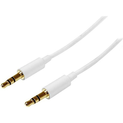 StarTech.com 3m White Slim 3.5mm Stereo Audio Cable - Male to Male StarTech.com