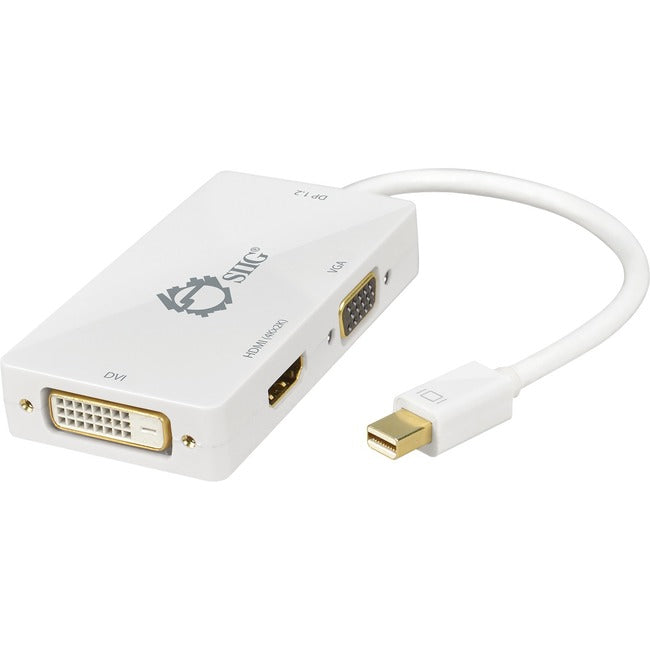 SIIG Mini DisplayPort 1.2 to 4K HDMI-DVI-VGA Conversion Adapter SIIG, Inc