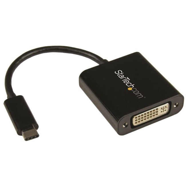 StarTech.com USB C to DVI Adapter - Thunderbolt 3 Compatible - 1920x1200 - USB-C to DVI Adapter for USB-C devices such as your 2018 iPad Pro - DVI-I Converter StarTech.com