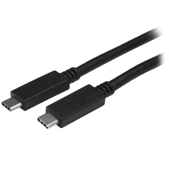 StarTech.com 1m 3 ft USB C Cable with Power Delivery (5A) - M-M - USB 3.1 (10Gbps) - USB-IF Certified - USB 3.1 Type C Cable - USB 3.1 Gen 2 StarTech.com