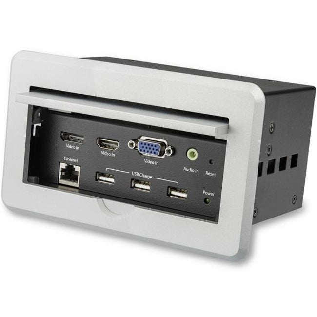 StarTech.com Conference Table Connectivity Box for A-V - USB Charging - LAN - HDMI - VGA - DisplayPort Inputs - HDMI Output - 4K StarTech.com