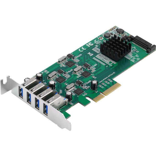 SIIG 4-Port SuperSpeed USB 3.0 PCIe Card - Quad Core SIIG, Inc