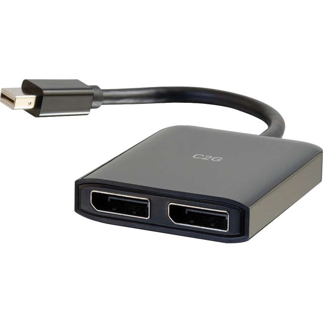 C2G Mini DisplayPort to DisplayPort x2 Monitor Splitter - 4K MST Hub C2G