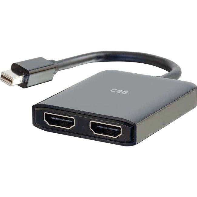 C2G Mini DisplayPort to HDMI Monitor Splitter - 2 Port K HDMI MST Hub C2G