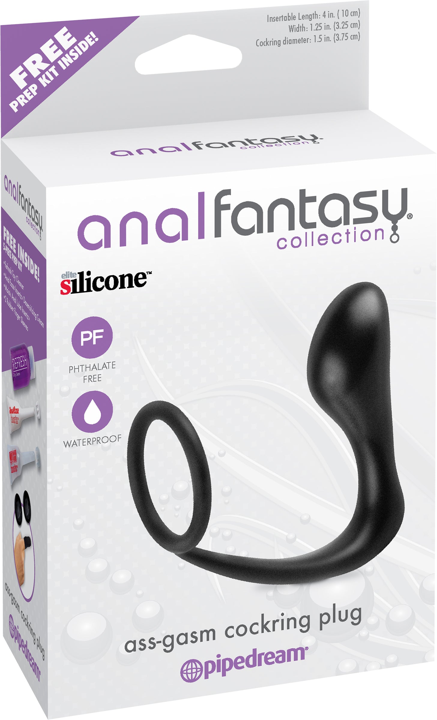 Anal Fantasy Ass-gasm Cockring Plug Pipedream Products