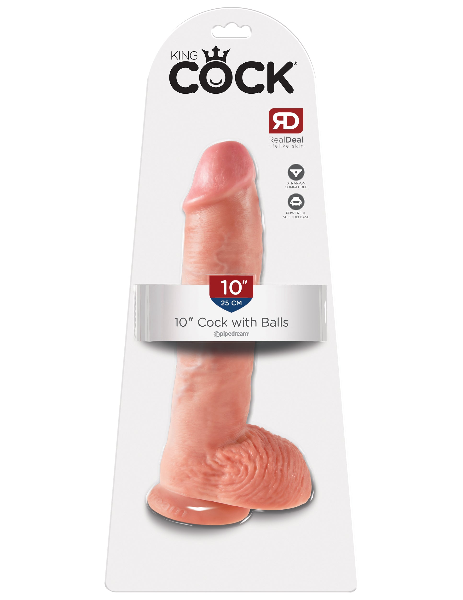 King Cock 10in Cock W/balls Pipedream Products