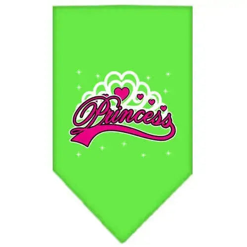 I_m-A-Princess-Screen-Print-Bandana-Lime-Green-Small-GreatEagleInc-333790472